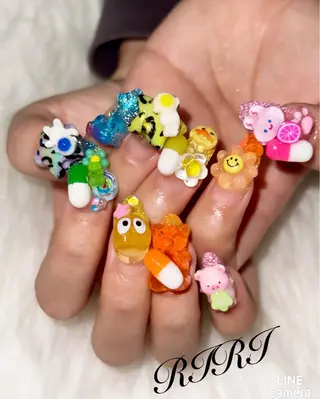 ネイル riri オーナーのネイルデザイン