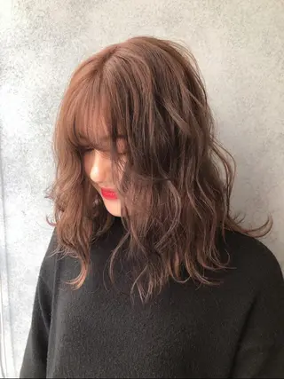 セミロング ヘアアレンジ Minami🩵 新宿のヘアスタイル
