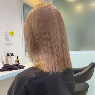 セミロング カラー Salowin池袋East 店3F所属・【美髪矯正/絹髪】 🎀hinano🎀のヘアスタイル