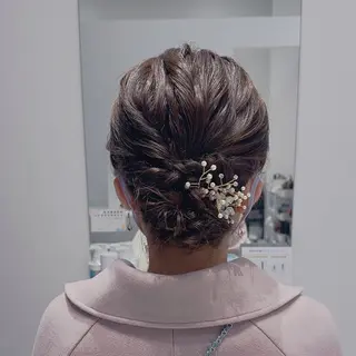 ヘアアレンジ 清川 椿咲のネイルデザイン