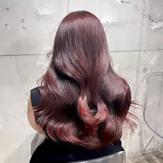 セミロング IS所属・横浜美容室/透明感 カラー/レイヤーのヘアスタイル