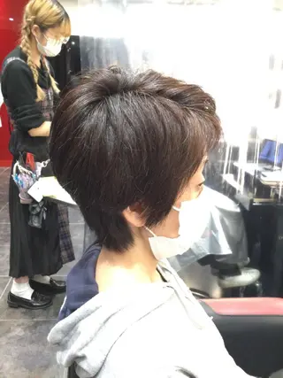 ショート カラー Annon プライベートサロンのヘアスタイル