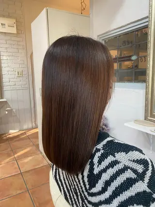セミロング 髪質改善美容室bokuno3号店所属・MAYU🩶土浦/ 髪質改善/矯正のヘアスタイル