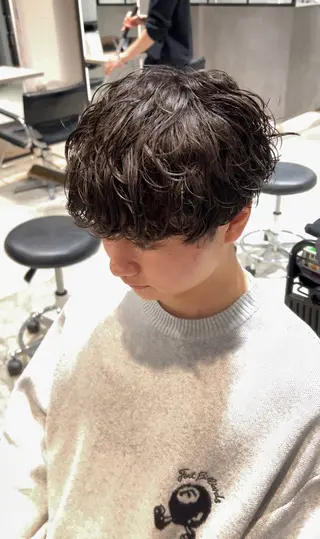 パーマ メンズ メンズカット松戸/韓 国/メンズパーマ航太のヘアスタイル