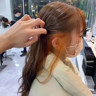 ロング カラー Luce大宮所属・Luce 杉本のヘアスタイル