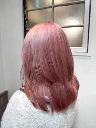 セミロング カラー 矢場町/ダブルカラー /レイヤー/アリサのヘアスタイル