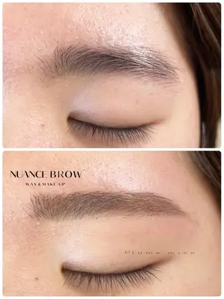 アイブロウ Plume micoのマツエク・マツパデザイン