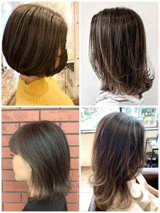 ミディアム カラー 【azure横浜】 🧸misaki🌸のヘアスタイル