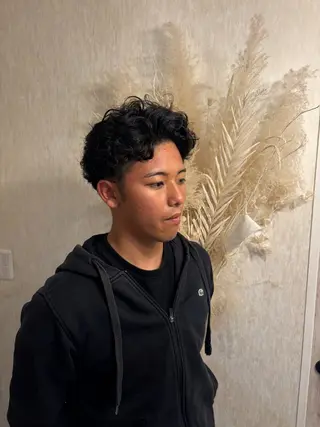 ショート パーマ 中田 渚のヘアスタイル