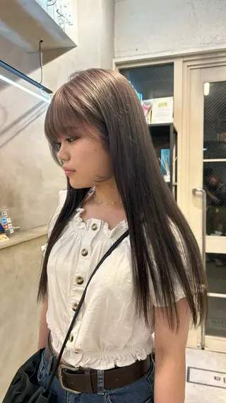 ロング カラー じゅわっと暖色カラー 🍊Moemiのヘアスタイル