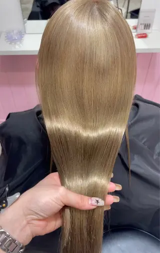 ロング カラー 🎀ミルクティー/暖 色×レイヤー/マリアのヘアスタイル