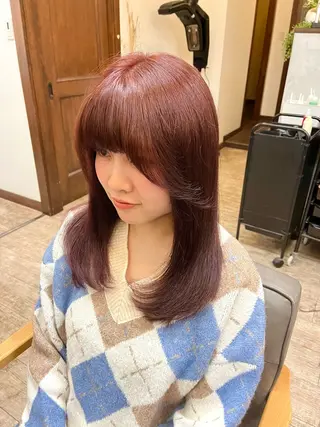 セミロング 政木 紳吾のヘアスタイル