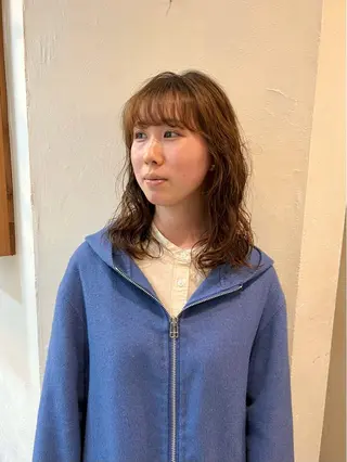 ミディアム パーマ Van family所属・ショート& パーマ　坂本のヘアスタイル