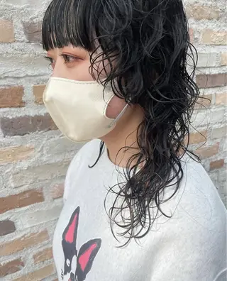 セミロング パーマ ACCA所属・和泉府中美容室 YUMEのヘアスタイル