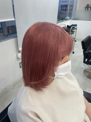 ミディアム カラー 沖見 颯斗のヘアスタイル