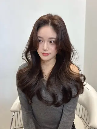 ロング カラー sho/ 名古屋/栄/韓国ヘアのヘアスタイル
