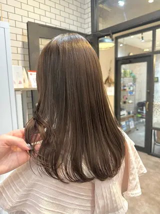 セミロング カラー Sara newi 🎀透明感🎀のヘアスタイル