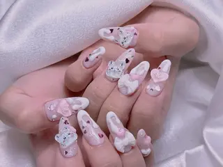 ネイル 長さだし専門店 M2　rikaのネイルデザイン