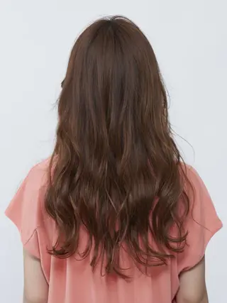 ロング カラー パーマ 倉橋 俊輔のヘアスタイル