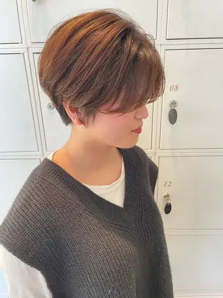ショート カラー 鶴岡で縮毛矯正なら お任せ！ハヤシナオミのヘアスタイル