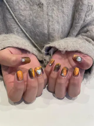 ネイル 束感まつ毛/ネイル/ LED♥KIRARAのマツエク・マツパデザイン