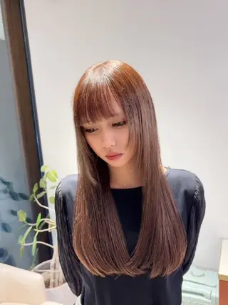 ロング カラー backstage青山店所属・山中 あるのヘアスタイル