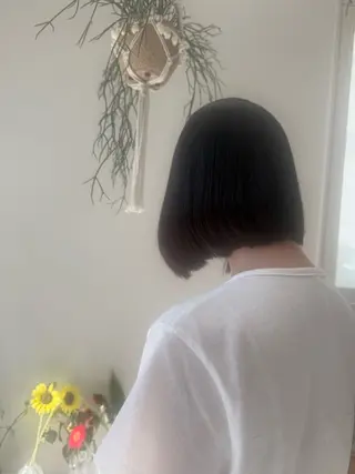 カラー 🎀花屋併設サロン 荘司まゆり🎀‪‪のヘアスタイル