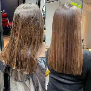 セミロング カラー 岡崎勇人/レイヤー/ 韓国/ケラチンTRのヘアスタイル