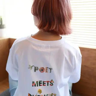 ミディアム カラー ブリーチカラーが人気 onnuのヘアスタイル