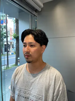 ミディアム パーマ メンズ メンズ 🔫KOKIのヘアスタイル