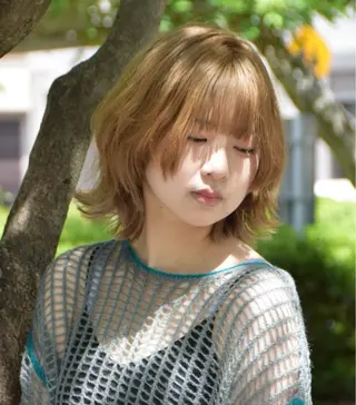 ハイトーン/くすみ カラー seina★のヘアスタイル