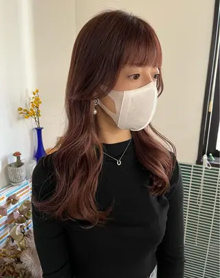 ロング カラー 🩷ハイトーン透明感 レイヤー🩷ユリカのヘアスタイル