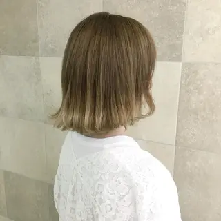 ミディアム カラー カット／メンズカット 藤田麻衣のヘアスタイル