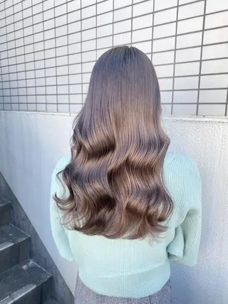 ロング カラー エフェクトブリーチ 🌟前澤啓太朗のヘアスタイル