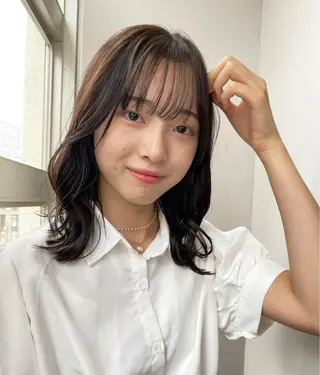 ミディアム カラー アレンジ指名 no.1✨ｈａｋｏのヘアスタイル