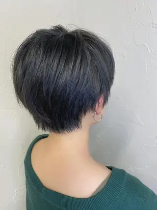 ショート カラー 髪質改善/レイヤー ストウシンゴのヘアスタイル