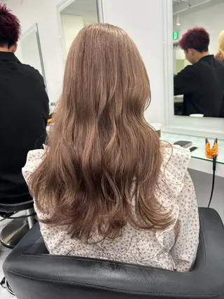 ロング カラー 💖ミルクティー💖 あかり💖のヘアスタイル