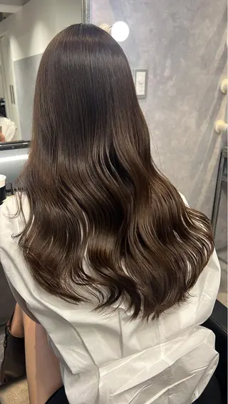 ロング カラー mimiiy梅田 中崎町ハイトーンのヘアスタイル