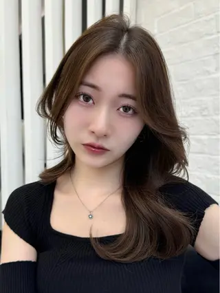 セミロング 映える顔まわり/前髪 特化 💗 ユキマのヘアスタイル