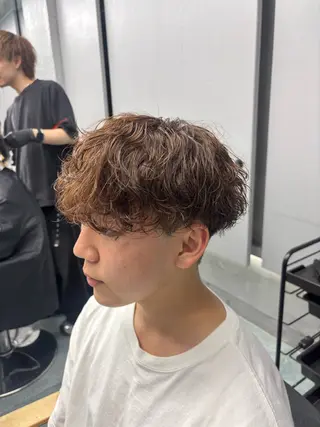 カラー パーマ メンズ メンズパーマ/韓国 ヘア/Mino🤍のヘアスタイル