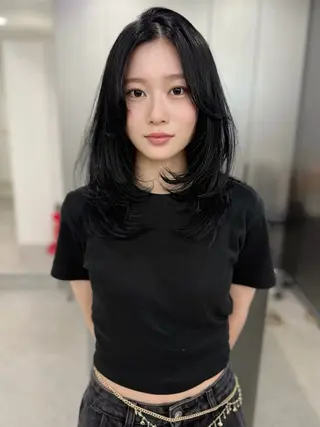 ミディアム カラー Sea Shinjuku所属・海外レイヤー /新宿/TERUのヘアスタイル