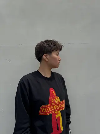 ショート カラー 中谷 あずみのヘアスタイル