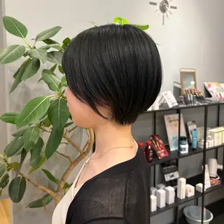 ショート 暖色/ボブ/吉岡美音 GIEN NU茶屋町のヘアスタイル