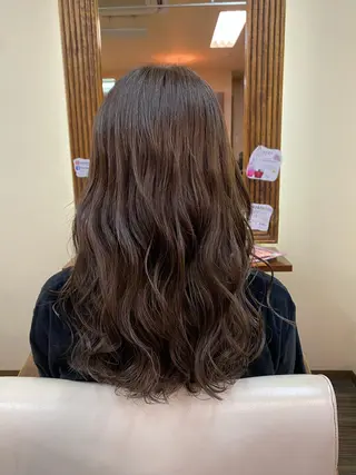 セミロング カラー ヘアアレンジ 加藤 瑠美のヘアスタイル