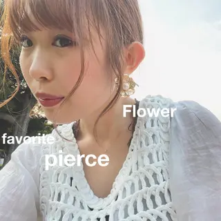 セミロング カラー ヘアアレンジ ハイトーンピンク🍑 ブリーチ🍑RINAのヘアスタイル