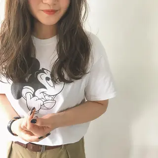 ロング カラー 透明感🎀LOREN エリコ🌈のヘアスタイル