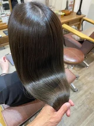セミロング 巻ける縮毛矯正✨ 木下晴一朗✨のヘアスタイル