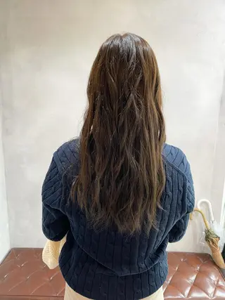 ロング カラー 似合わせスタイル 足立のヘアスタイル