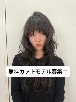 ロング レディースカラー✨ urara渋谷のヘアスタイル