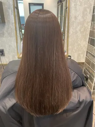 ロング カラー ブリーチなし透明感 タケザワミキのヘアスタイル